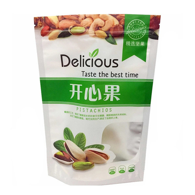 ยืนขึ้นซิปปิดผนึก  ความร้อนปิดผนึกเก็บอาหาร Doypack บรรจุภัณฑ์ถุงที่มีหน้าต่างใส
