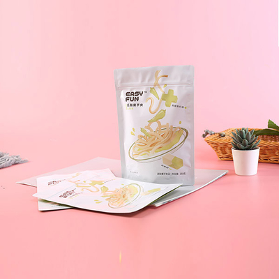 Smell Proof Matte BRC Biodegradable Stand Up Pouch พร้อมหน้าต่าง
