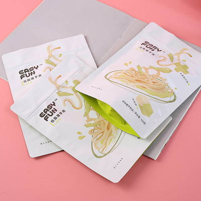 Smell Proof Matte BRC Biodegradable Stand Up Pouch พร้อมหน้าต่าง