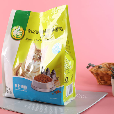 Zip Lock 12 กก. บรรจุภัณฑ์อาหารสัตว์เลี้ยงรีไซเคิล 600g Dog Treat Packaging Bags