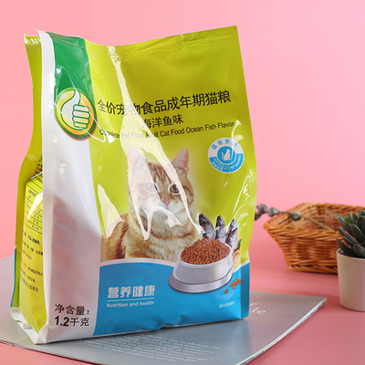 Zip Lock 12 กก. บรรจุภัณฑ์อาหารสัตว์เลี้ยงรีไซเคิล 600g Dog Treat Packaging Bags