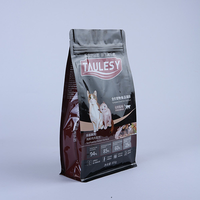 Zip Lock 12 กก. บรรจุภัณฑ์อาหารสัตว์เลี้ยงรีไซเคิล 600g Dog Treat Packaging Bags