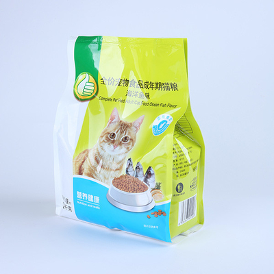 ถุงบรรจุอาหารสัตว์เลี้ยง 12oz ยืนขึ้นถุงซิปล็อคพลาสติก 16oz Dog Cat Treats