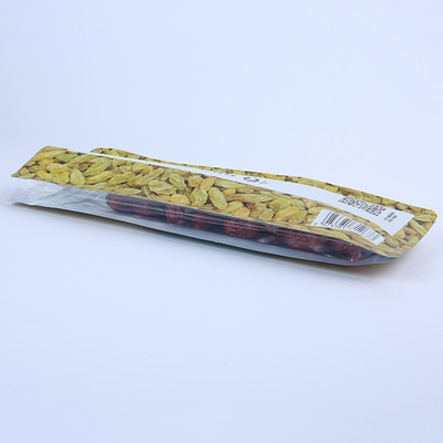 Heat Seal Back 60mic Stand Up Pouch Printing Side Gusset Mylar Bag สำหรับน้ำตาล