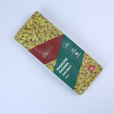 Heat Seal Back 60mic Stand Up Pouch Printing Side Gusset Mylar Bag สำหรับน้ำตาล