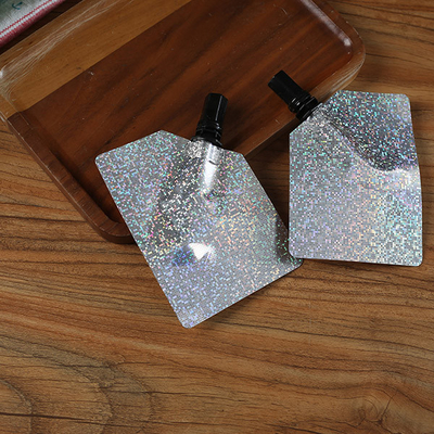พิมพ์อลูมิเนียมเครื่องสำอาง Stem Spout Pouch บรรจุภัณฑ์มาสคาร่าลิปแปรงแต่งหน้า