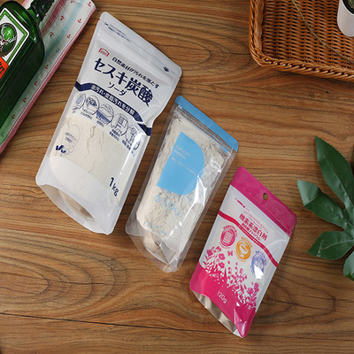 250g 750g Standing Pouch บรรจุภัณฑ์ซิปล็อคสำหรับผงเวย์โปรตีน