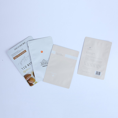 PET AL PE ลามิเนตถุงซีลความร้อน 60 มม. Mylar ถุงชาตราสามด้าน