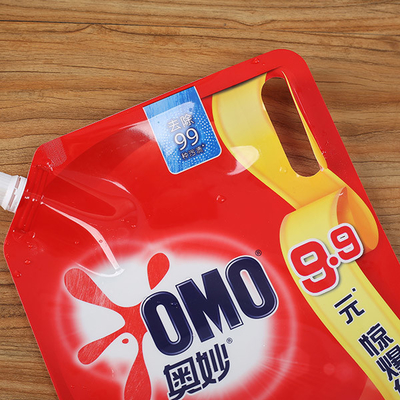 220ml 2.5L พวยถุงบรรจุภัณฑ์ที่ย่อยสลายได้ทางชีวภาพอลูมิเนียมฟอยล์