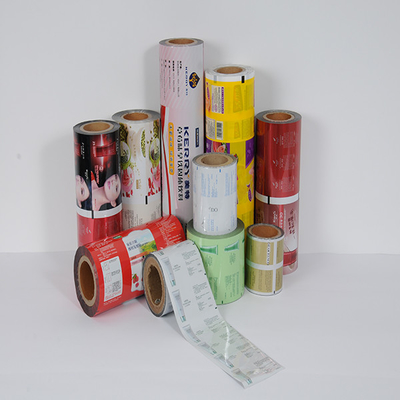 อลูมิเนียมฟอยล์ฟิล์มม้วนลามิเนต BRC ซองฟิล์มม้วนพลาสติก BOPP สำหรับคุกกี้