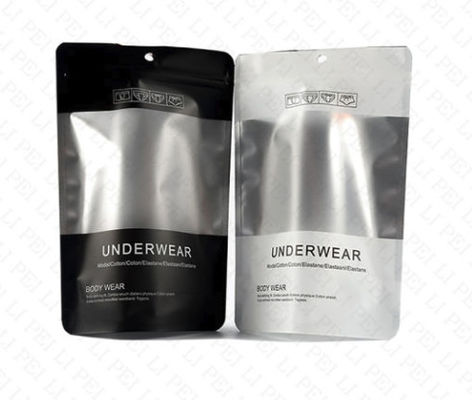 Matte Slider Print T Shirt Bags Frosted  ODM บรรจุภัณฑ์เสื้อผ้าที่ยั่งยืน