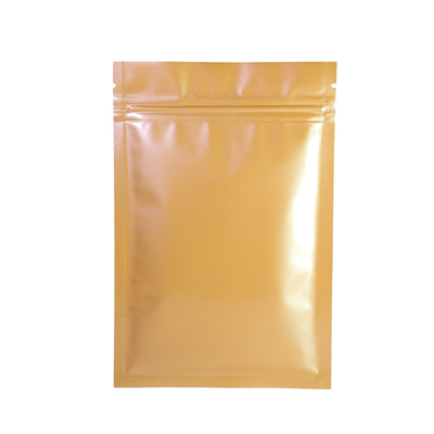 ซิปปิดผนึกกันกลิ่น Mylar BRC โพลีถุงผนึกถุงดำด้าน